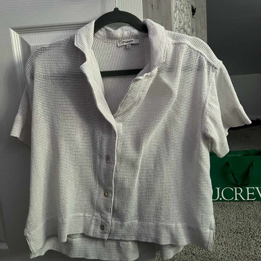 Madewell Waffle Knit Polo